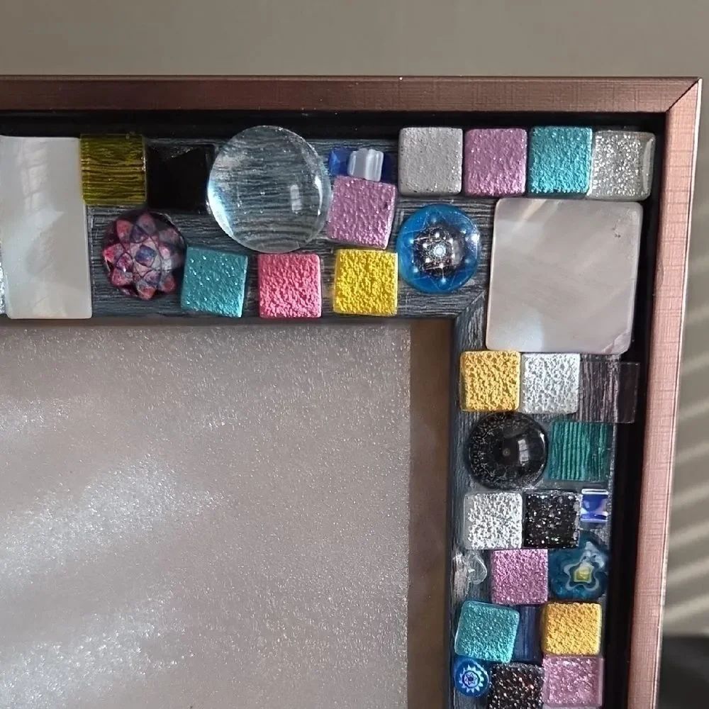 Colorful Mosaic Photo Frame - Picture 4 of 8